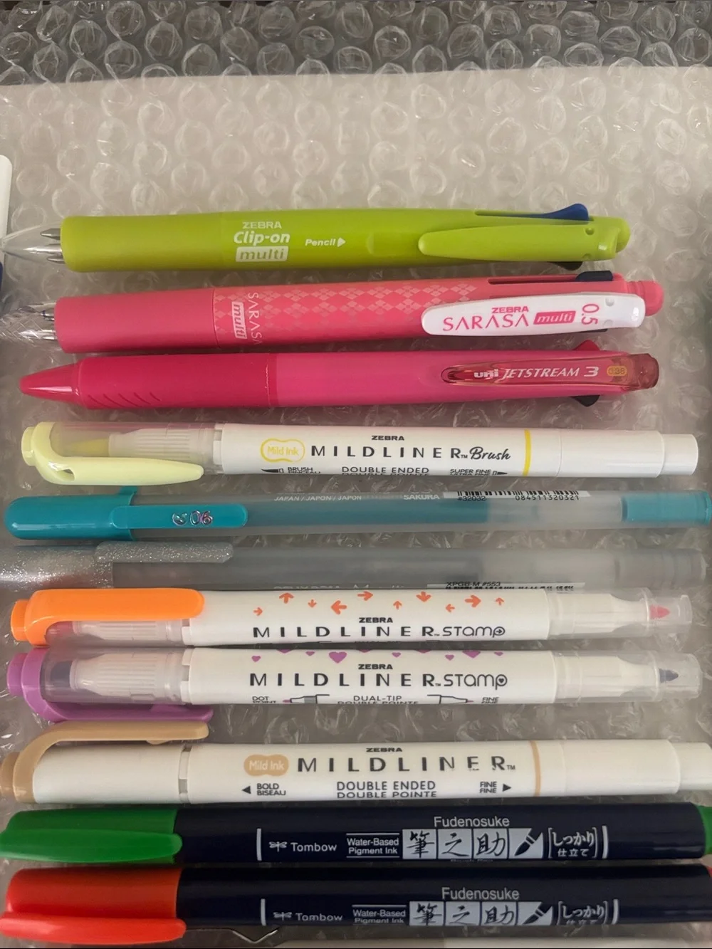 Set of 27 Pen Pencil Marker Variety for Planners Notebooks Mildliner etc